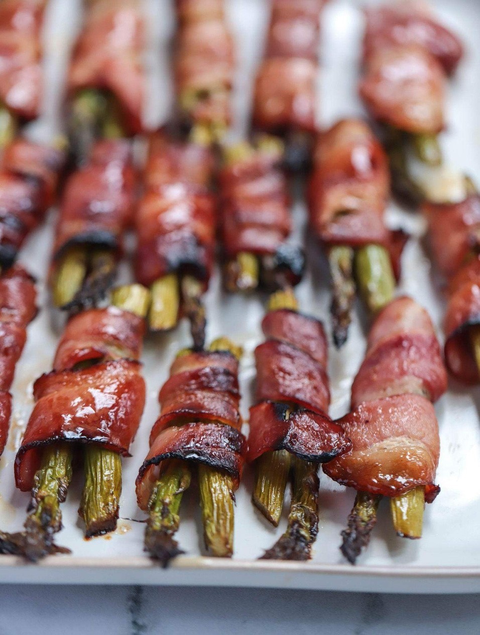 AIR FRYER BACON WRAPPED ASPARAGUS