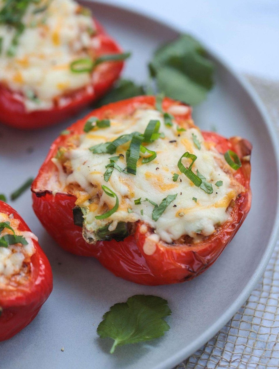 TUNA MELT STUFFED PEPPERS